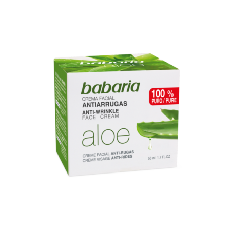 Crema facial Antiarrugas Aloe Vera