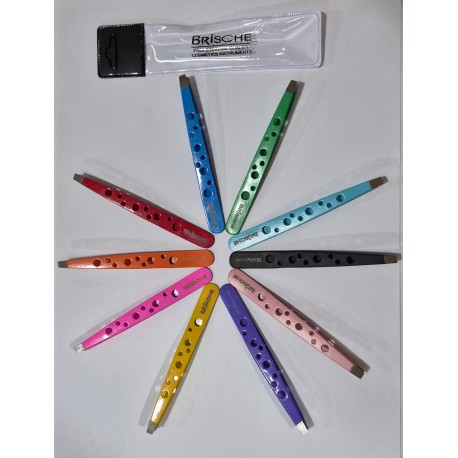 Pinza Depilar Plata Recta