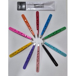 Brische Pinza Depilar colores Biselada
