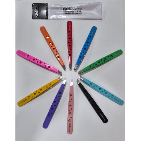 Brische Pinza Depilar colores Biselada