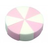 Esponja Látex rosa/blanca 8u